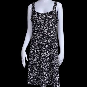 LOLë Black & White Floral Sundress
